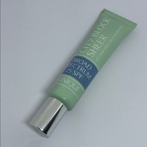 Clinique City Block Sheer, SPF 25, used.